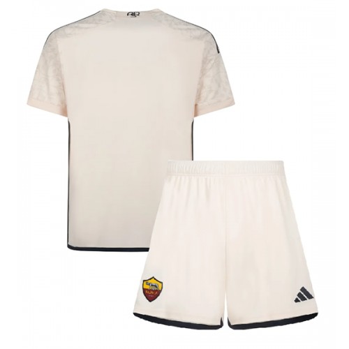 Maillot de foot AS Roma Extérieur enfant 2023-24 Manches Courte (+ pantalon court)